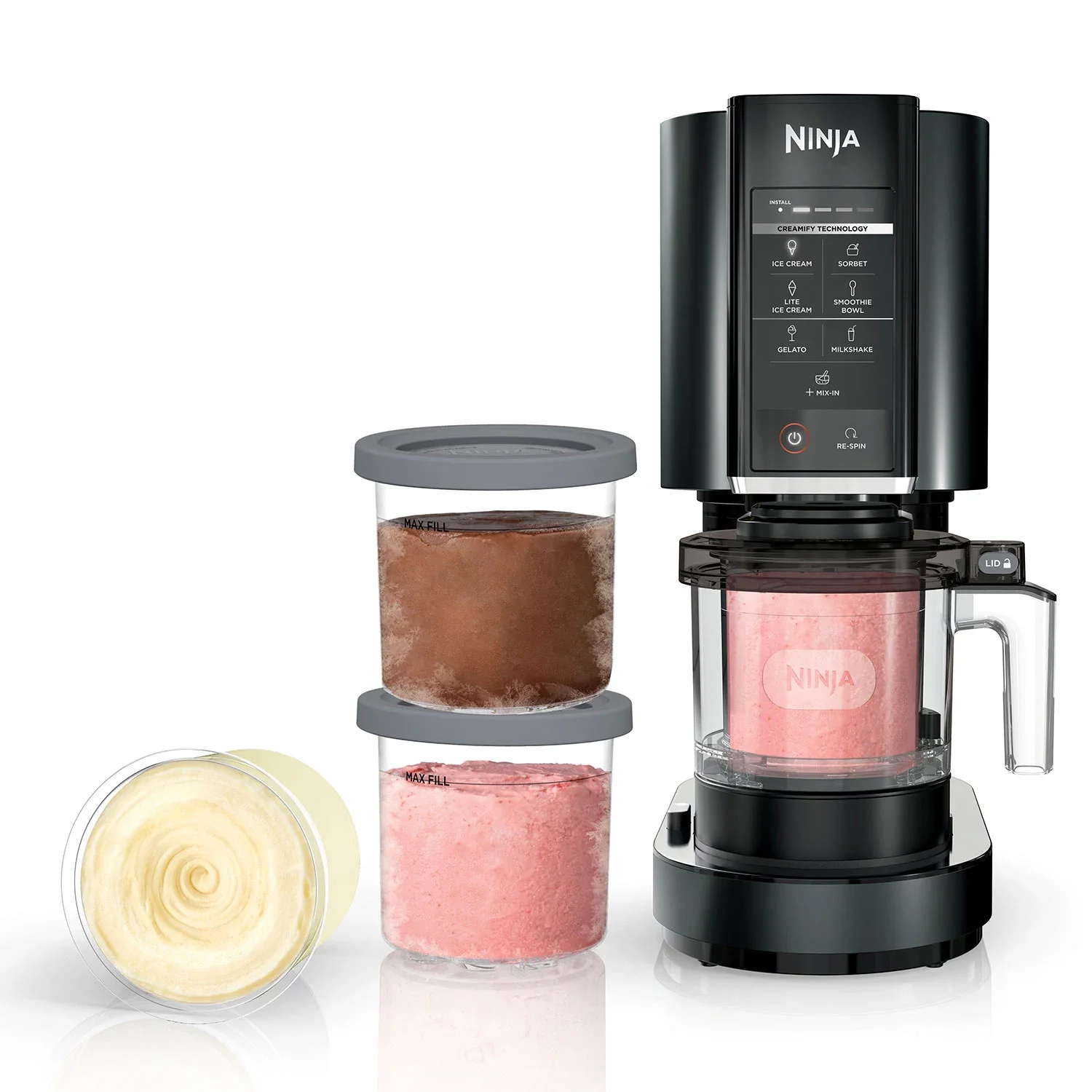 Ninja CN315A Creami Ice Cream Maker 7 Frozen Treat 4 Pints